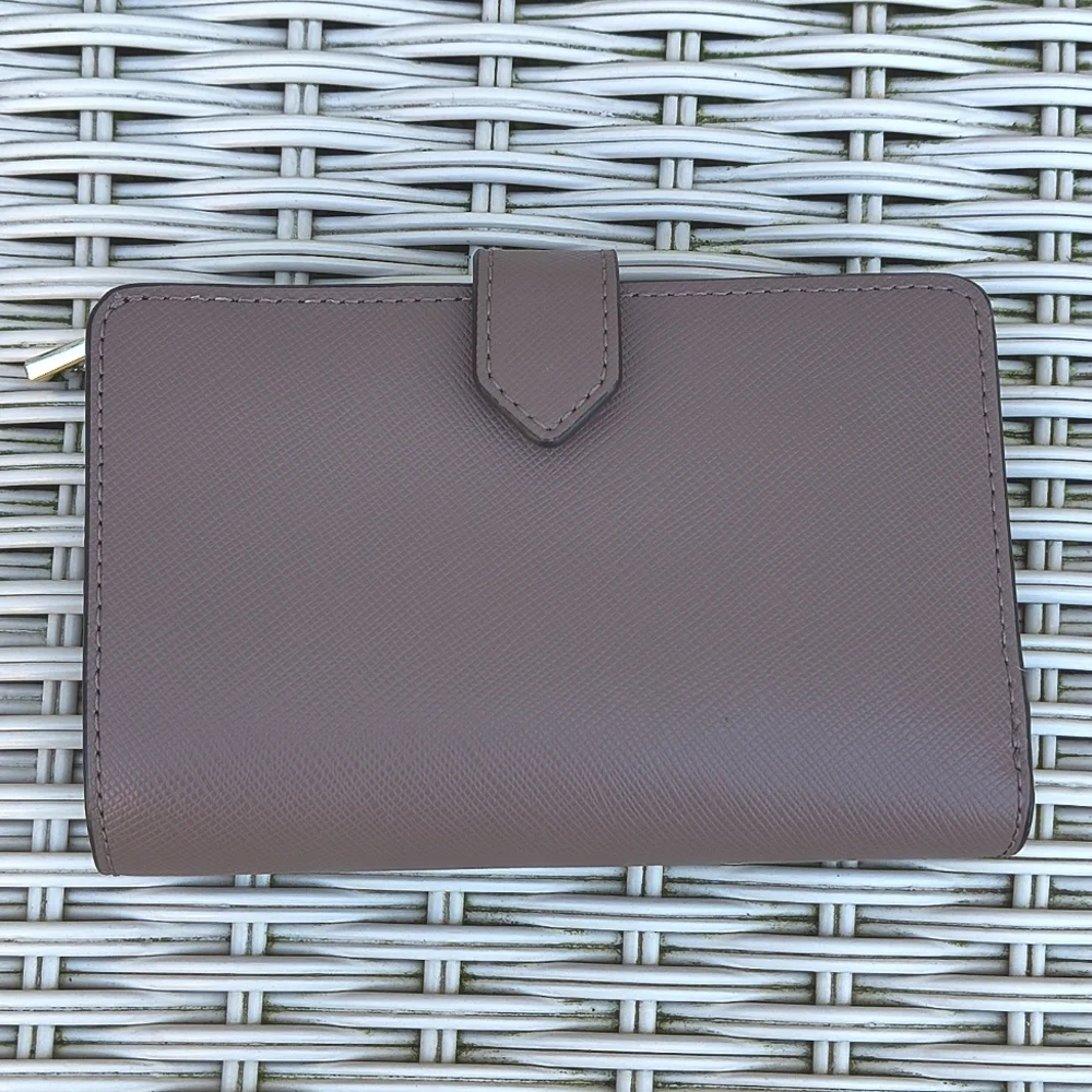 Kate Spade New York Staci Medium Compact Bifold Wallet || Dusty Mauve - Picture 4 of 12